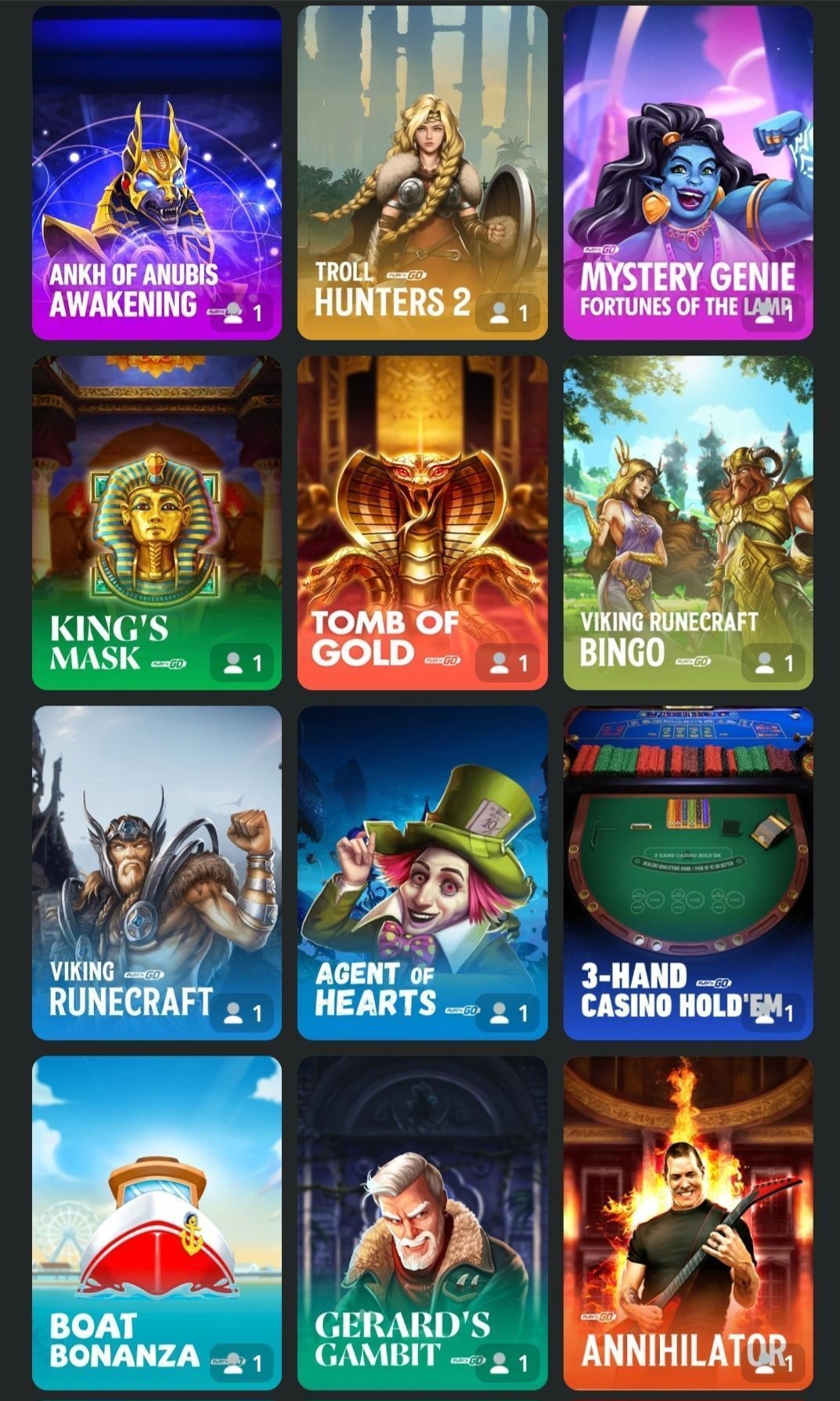 Ultra Casino game